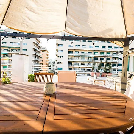 Lejlighed Beach, Luxury Terrace, 3br, Ac, Wifi By Tilo *