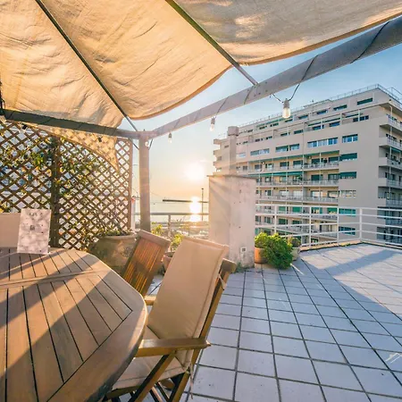 Beach, Luxury Terrace, 3br, Ac, Wifi By Tilo Gênes